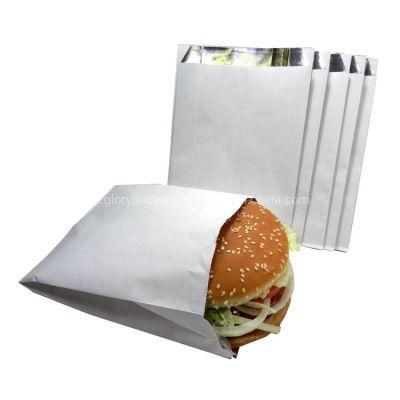Customized Aluminum Foil Lined Paper Bag Doner Kebab Bag