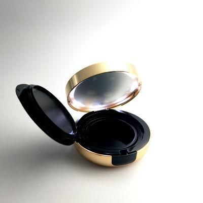 15g Elegant Black Round Empty Plastic Cushion Case for Bb Cream Cc Cream