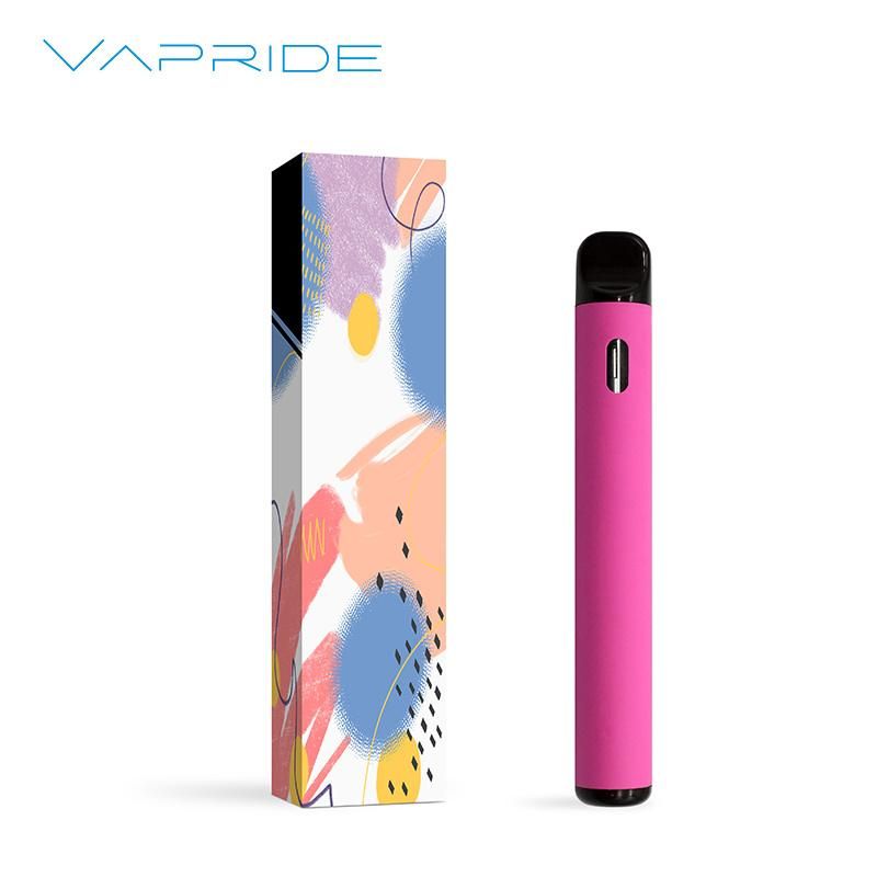 Vapride E Cigarette Paper Box Custom Logo Disposable Vape Pen Packaging