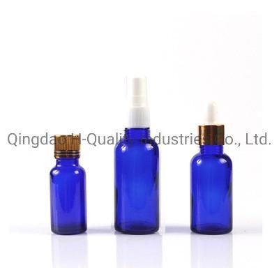 5ml/10ml/15ml/20ml/30ml/50ml/100ml Blue Essential Oil Glass Bottle