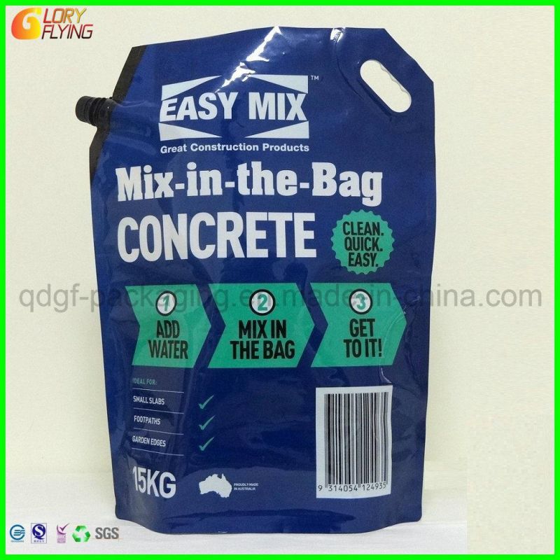 Plastic Packing Cement Bag for Constrution Products/ Spout Bag