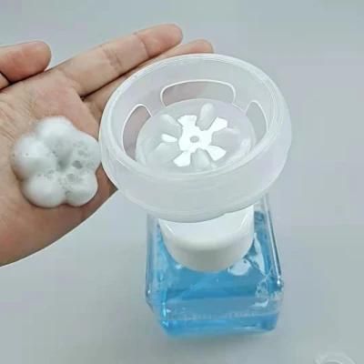 250ml 300ml Flower Shape Dispenser Facial Cleanser Foaming Pump Bottle