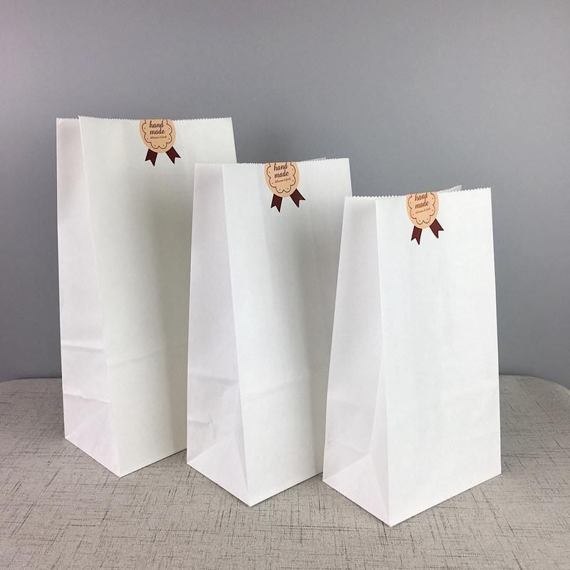 Custom Printing Chip Chicken Sushi Donut Pastry Bakery Lunch Takeaway Fast Food Bag