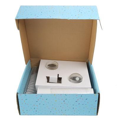 Fancy Blue Donuts Packing Box