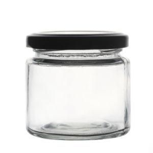100ml 150ml 240ml 350ml 500ml Flint Screw Top Metal Lids Honey Jam Empty Round Glass Jar Packaging