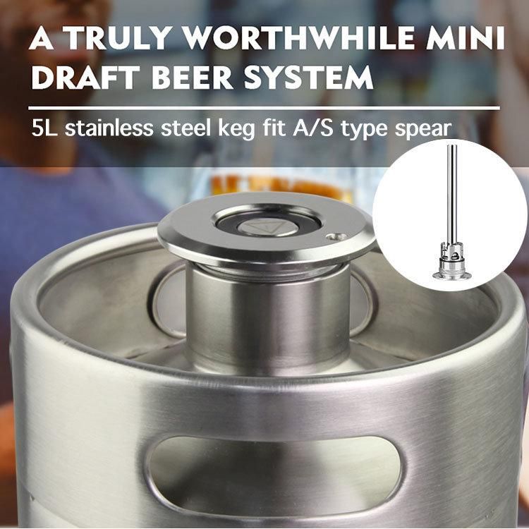 5 Liter Party Vending Draft Mini Beer Barrel Keg 5L