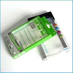 Transparent Plastic PVC Packaging Box with Hang Hole, Custom PVC/Pet/PP Transparent Plastic Boxes, Printed Folding Boxes