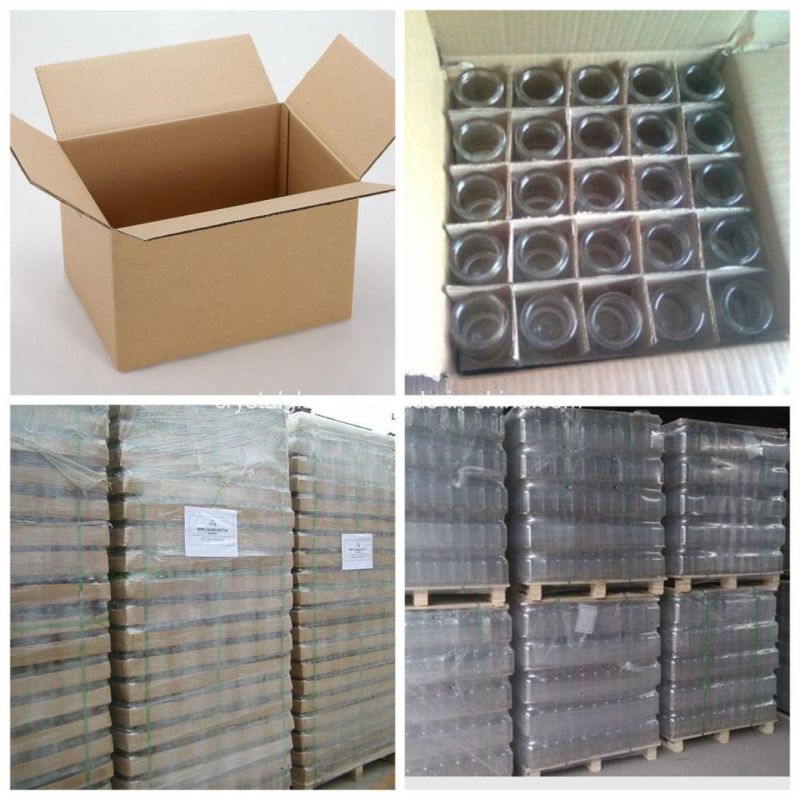 Glass Drinking Bottles for Beverage and Juice Coffee Milk Food Glass Container OEM 100/200/250/500ml