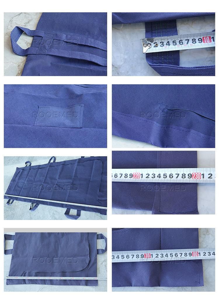 Ga400c Navy Non-Woven Fabrics Disposable Waterproof Funeral Supplies Mortuary Death Body Corpse Bag