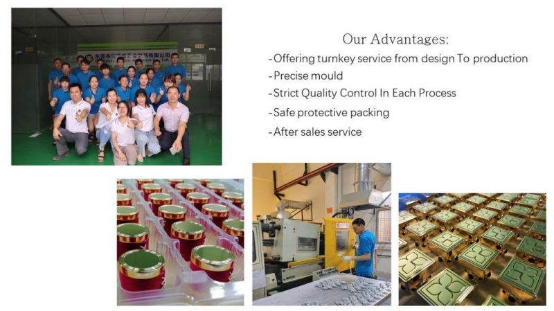 High Quality Metalizing Plastic Lids Glass Bottle Caps Perfume Packaging