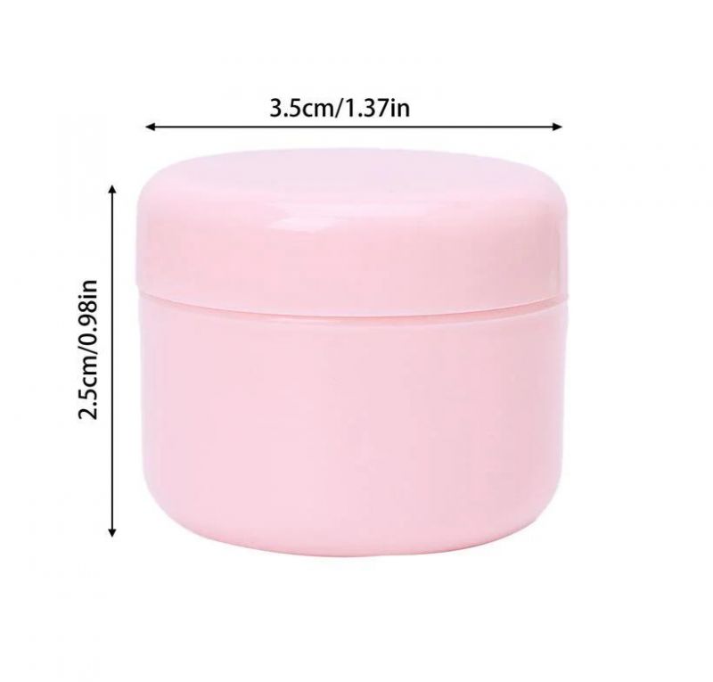 20ml/50ml/100ml Plastic Portable Cosmetic Travel Empty Jars Pots Makeup Cream Liquid Moisturizer Lip Balm Container Pocket