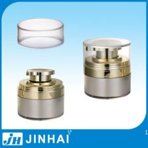(T) 50ml Plastic Jar Cosmetic Cream Jar with Pump