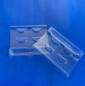 Clear Square 1 Pair PVC Cosmetic Eyelash Blister Plastic Packaging Tray