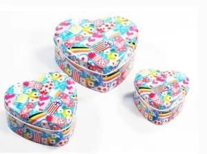 Heart-Shaped Tin Can Metal Box Gift Packaging Box