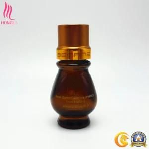 Shaped Amber Glass Vial Essential Oil Bottle with Orifice Reducer