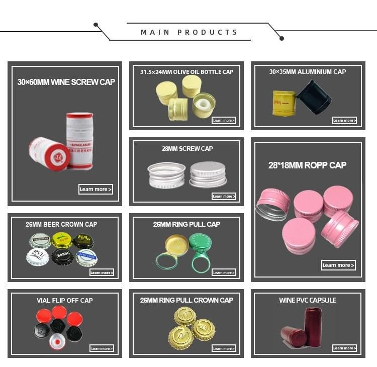 Beer Bottle Caps & Closures with Personalized Designs