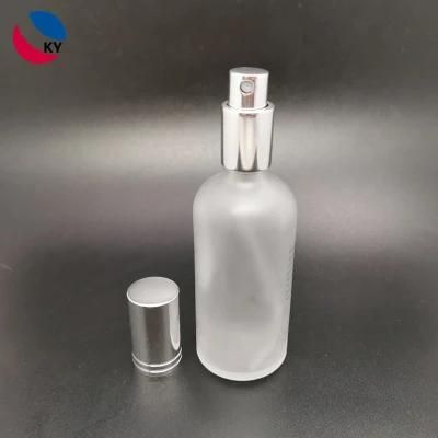 100ml Clear Frosted Boston Glass Spray Bottle