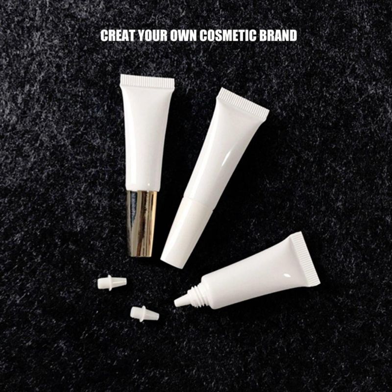 White Plastic Tube Packaging PE Cosmetic Skin Care Hand Cream Cosmetic Tube Packaging Squeeze Facial Cleanser Tube Toothpaste Tube