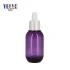 15ml Purple PETG Mini Dropper Bottle Serum Cosmetic Containers