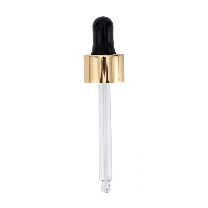 18/410-28/415 Aluminium Dropper for Bottlers Aromatherapy Essential Oil Liquid Bottle Dropper for Cosmetic Packaging