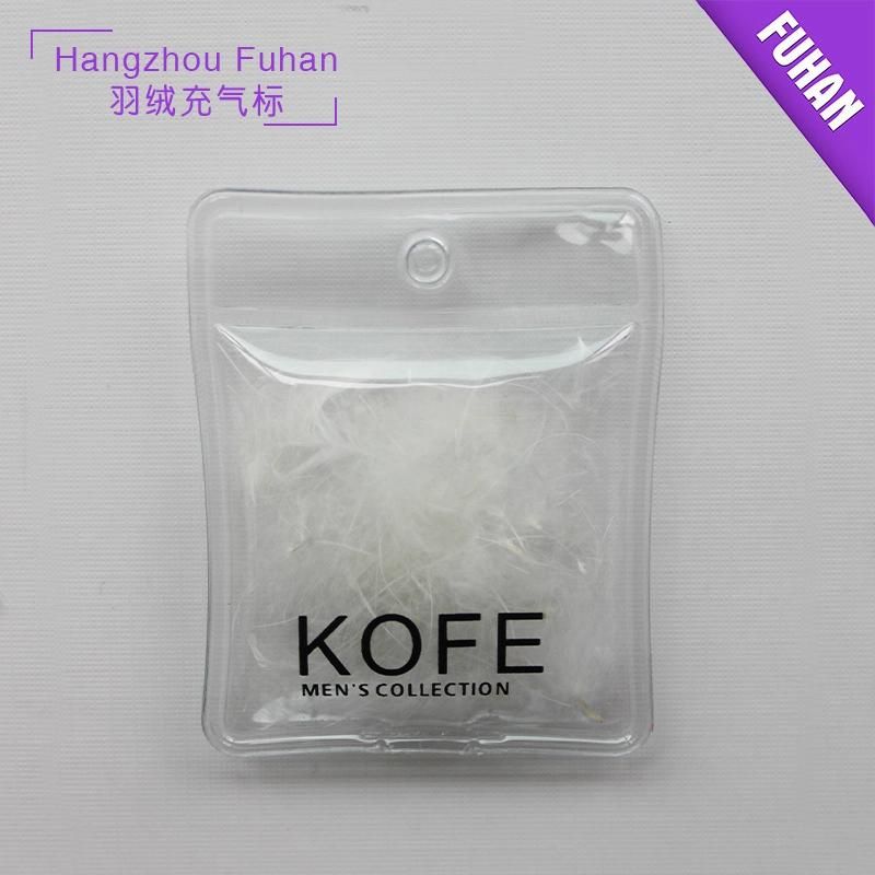 Chinese Inflation Label PVC Down Tag