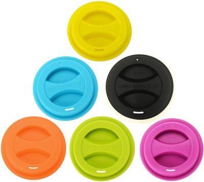 Coffee Mug Lids, Thicker Eco Reusable Silicone Travel Mug Lids, Silicone Cup Cover