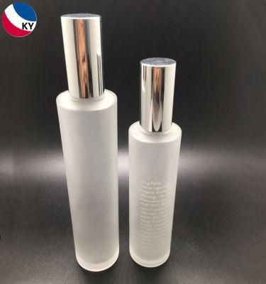 100ml Glass Frosted Mist Perfume Bottles Cosmetic Spray Pump Bottle