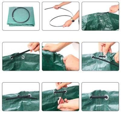 Garden Waste Bags with Bottom Handle - Heavy Duty Garden Recyclable for Grass Leaves Storage