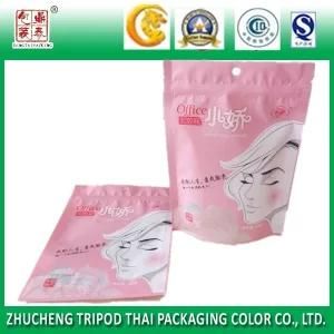 Standing up Resealable Snack Food Plastic Packaging Bag