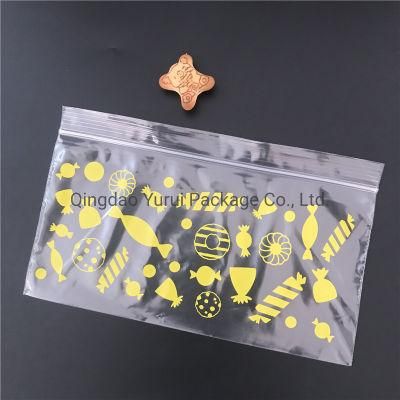 LDPE Reclosable Snack Food Packaging Zipper Bag in Color Box