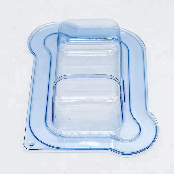 Custom Plastic blue Clamshell blister Packaging Boxes
