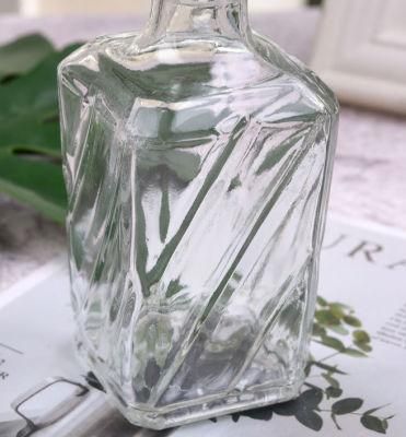 Square Glass Bottle for Wine, Beveage and Spirit Packing