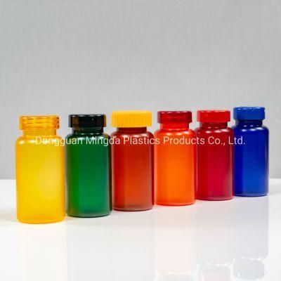 38mm Neck Hight Glossy Capsules Round Customized PCR Pet 150ml Bottle