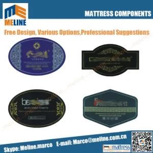 Custom Made All Kinds of Mattress Label, Embroidered Mattress Handle, Mattress Tag, Warranty Card, Foot Guard, Mattress Paper Corner and So on.