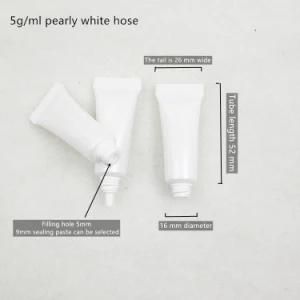 5g 5ml Skin Care Cosmetics Pearl White Hose Essence Eye Cream Separately Packed Extruded Bottle Packaging Material
