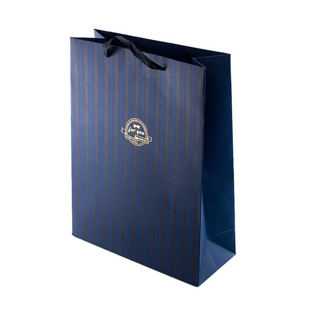 Custom Packing Paper Bag with Logo Print Shopping