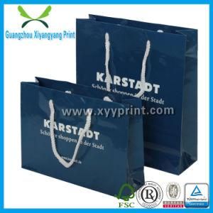 Custom Famous Branded Paper Hand Bag with Window