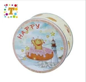 Rainbow Color Animation Painting Exquisite Fashion Design Tin Box