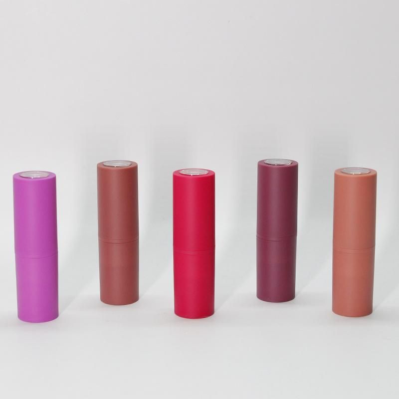 Lipstick Tube Round Shape Colorful Lipstick Container Packaging