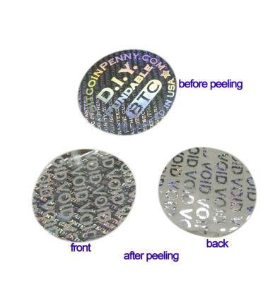 Sliver Pet Custom Holographic Stickers / Custom Decal Stickers &amp; Tb500 Factory Price