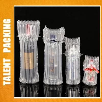 Plastic Inflatable Air Column Cushion Bag for Wine Bottle Packaging