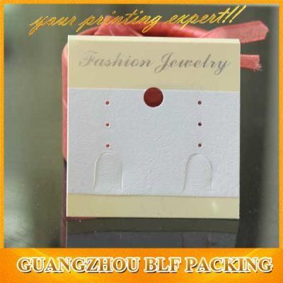 Custom Plastic Printed Tag for Jewelry (BLF-T053)