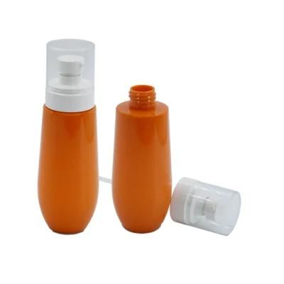 200ml Orange Cute Body Lotion Bottle Cosmetic Lotion Bottle Biodegradable Packaging for Shampoo Pomade Container