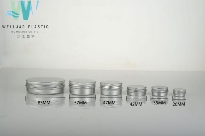 Cosmetic Sample 5g10g15g30g50g100g Aluminum Cream Jar