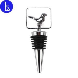 Custom Brand Logo Promotional Gifts Sublimation Metal Wine Bottle Stopper Fashion Wine Accessories