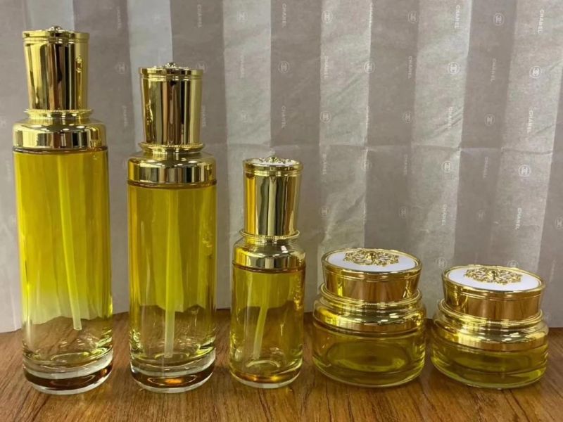 Ds016 Serum Pump Bottle Luxury Cosmetic Containers Empty Cosmetic Bottle Set Bottle Have Stock