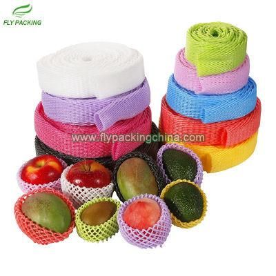 Free Sample Color Foam Fruit Plastic Mesh Sleeve Net for Fruit