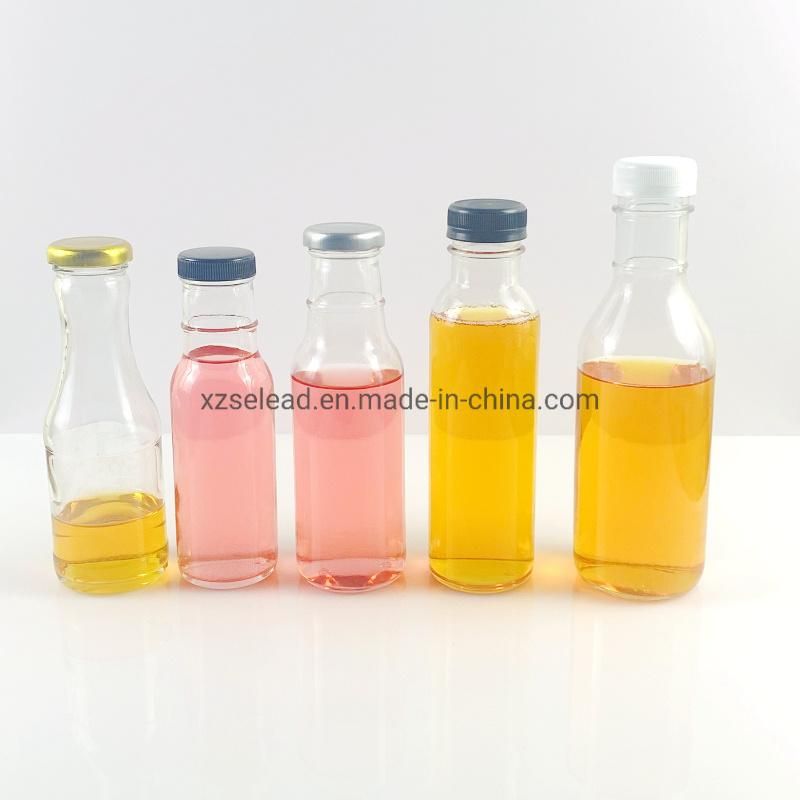 OEM Shaped Glass Coffee Bottle Sodas Bottle 500 Ml