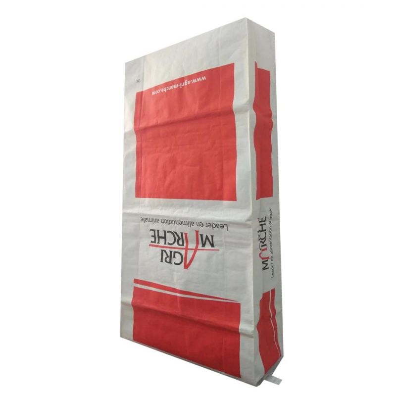 SGS CE FDA Factory 25kg 50kg PP Woven Laminated Coated Printed Packaging Feed Bag