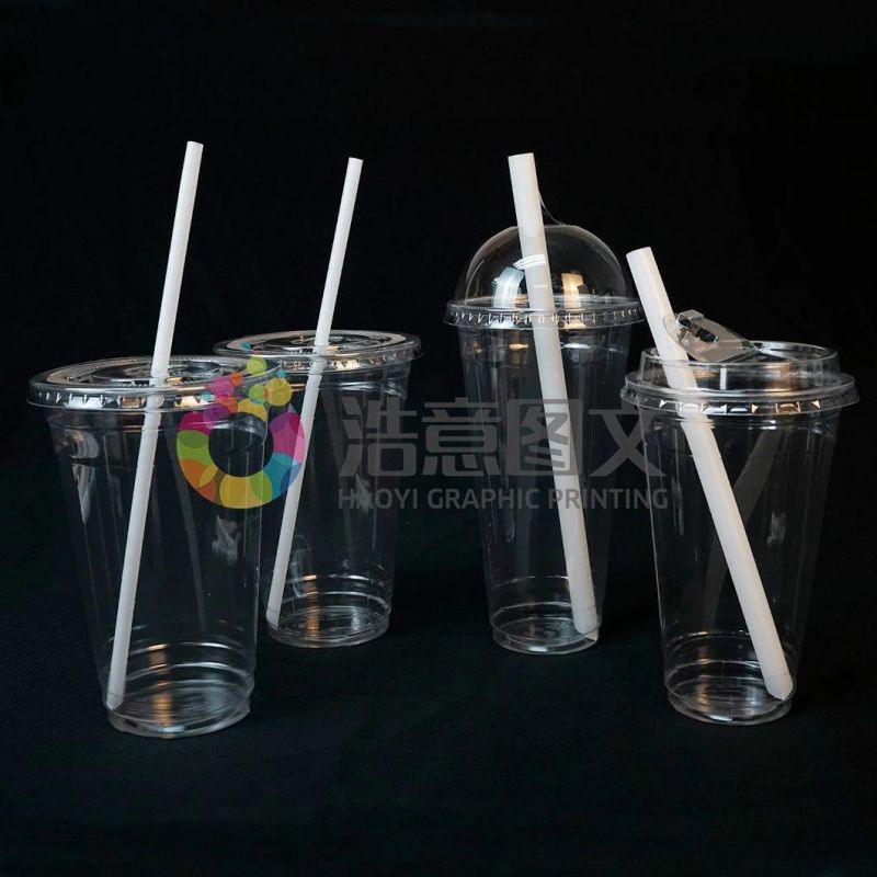 China Wholesale Milk Tea Beverage PLA Plastic Straw Single Packaging